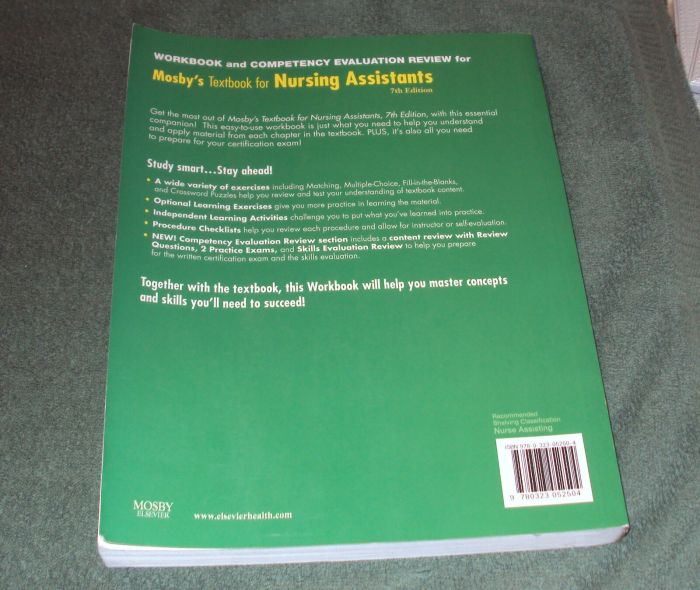 Mosbys textbook for nursing assistants