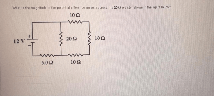 What is the magnitude of the potential difference δv14